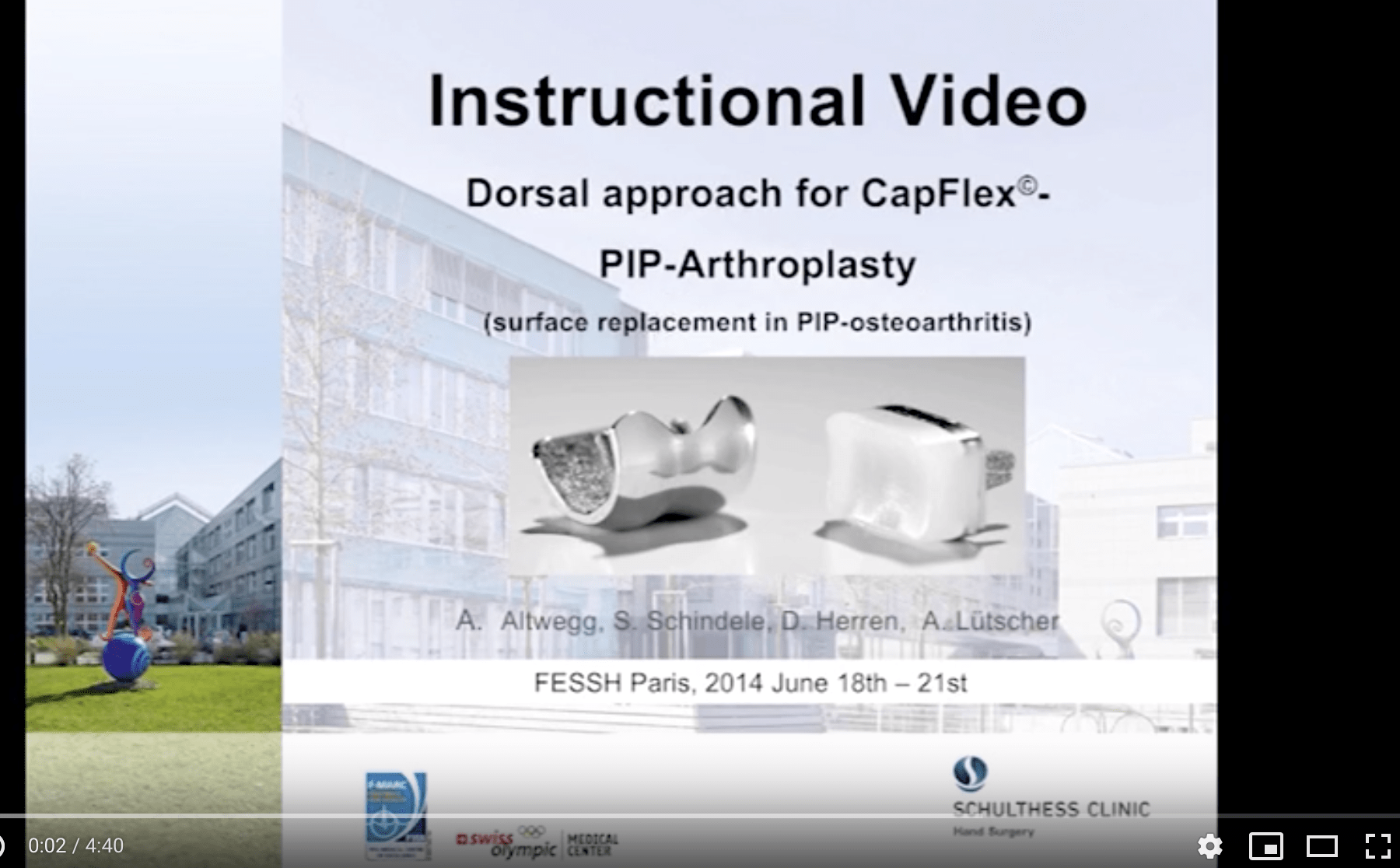 CapFlex surgery with Chamay approach